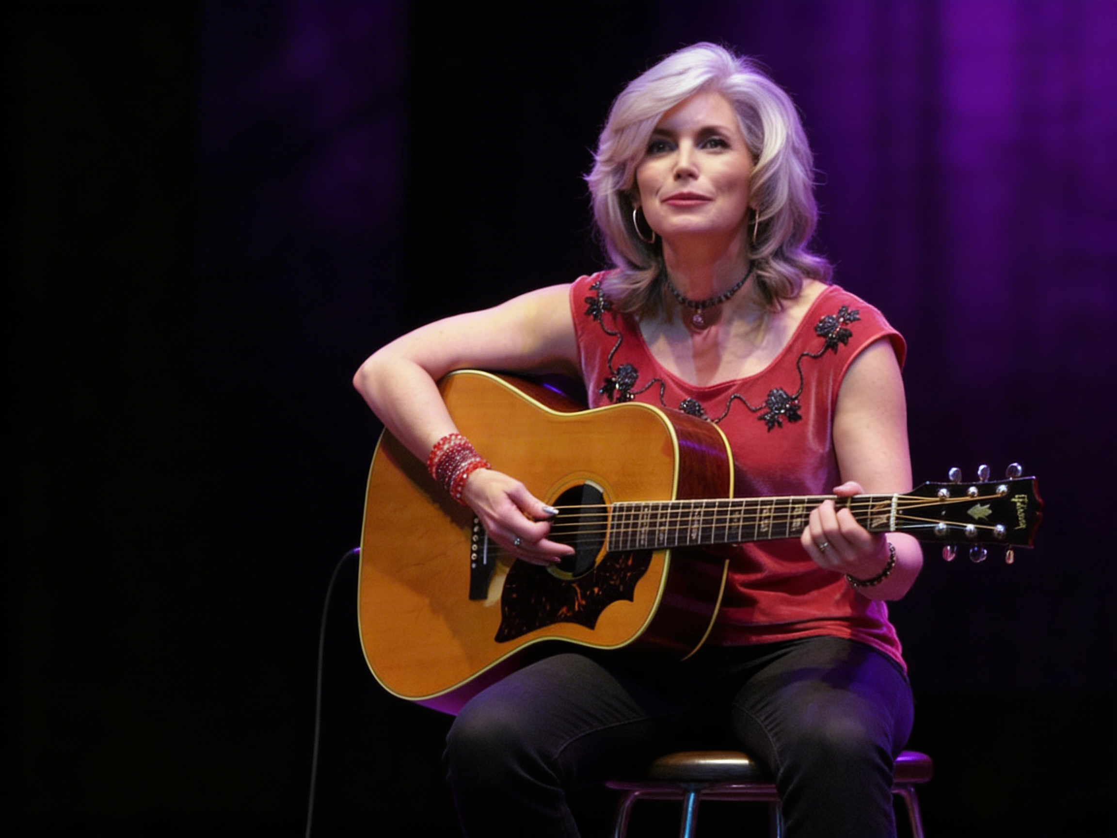 Emmylou Harris - Making Believe 1977 on Luxury Liner, carrying the Kitty Wells standard into the Hot Band years